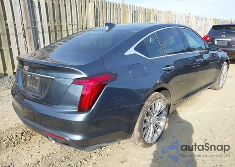 2021 Cadillac Ct5 Premium Luxury из США, поврежденный, VIN 1G6DT5RK2M0143423
